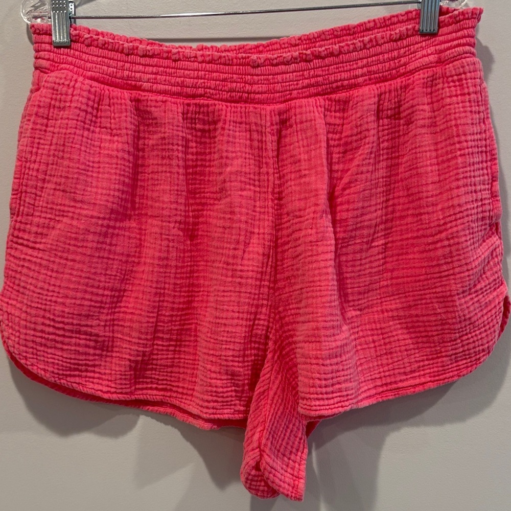Aerie Bright Pink Athletic Shorts